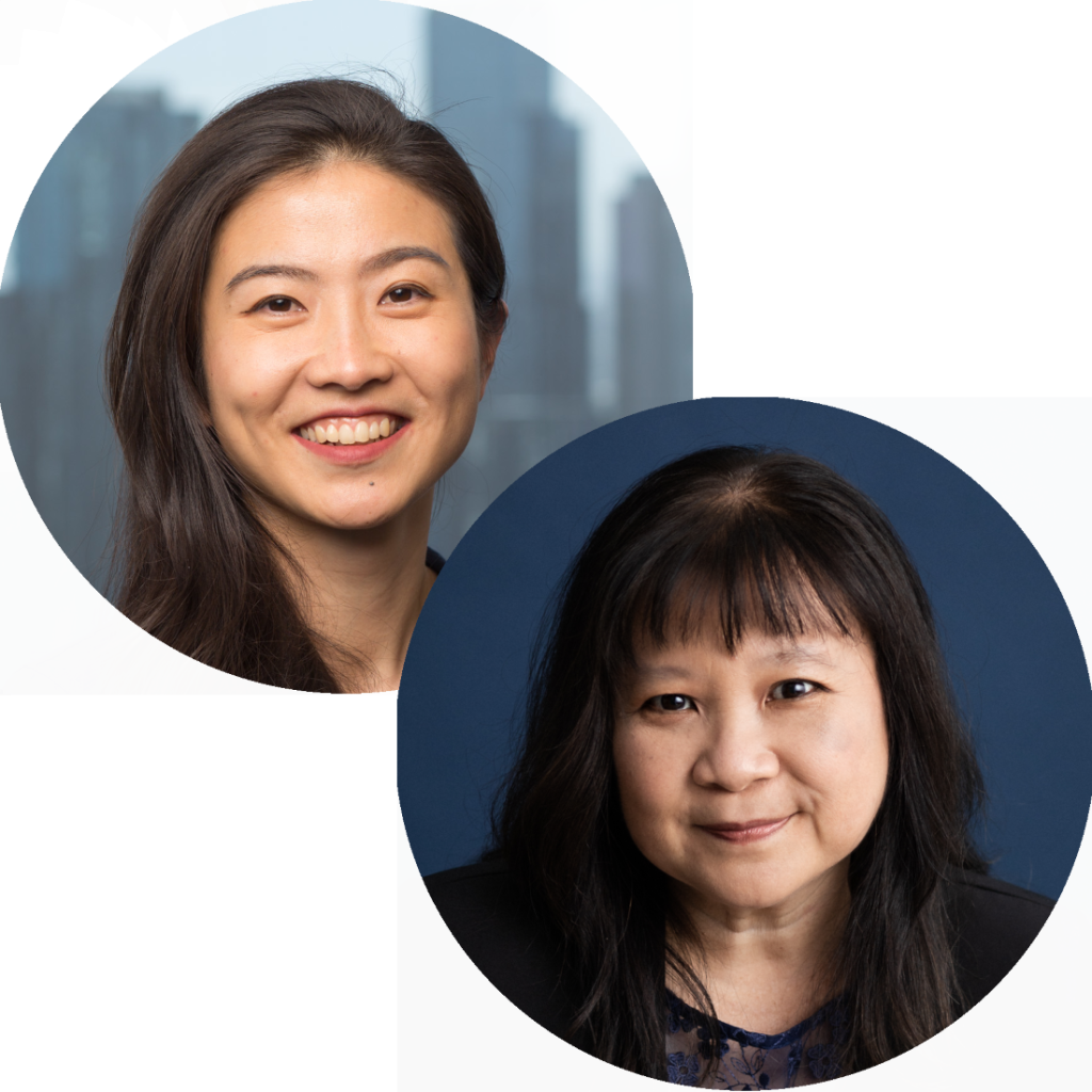 Alice Feng and Dr Anita Tan