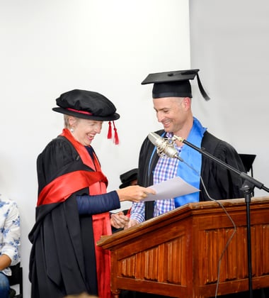 Academic excellence award 2019 winner Cameron Brooks