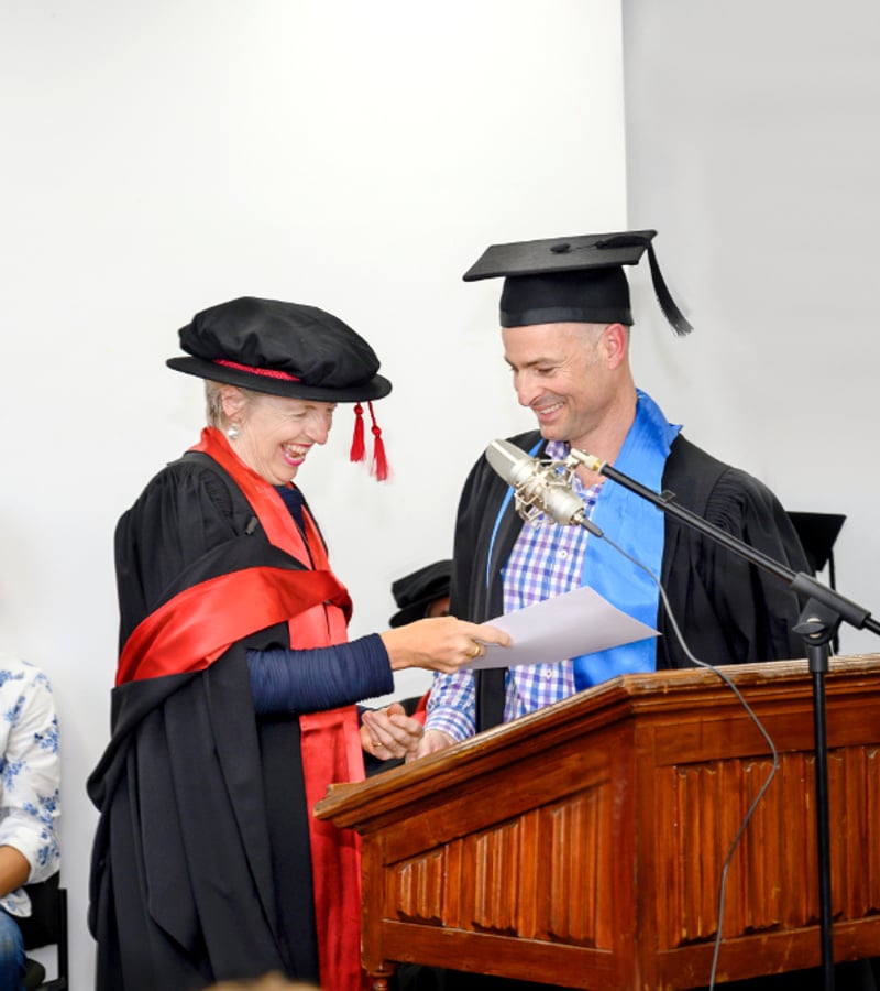 Academic excellence award 2019 winner Cameron Brooks